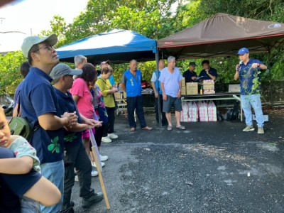 大湖站陳正倫主任進行活動前介紹    (林業及自然保育署新竹分署攝影)